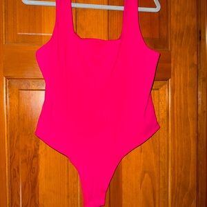 A New Day Pink Bodysuit Top